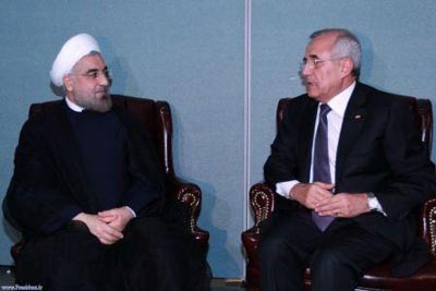 حسن روحانی,  میشل سلیمان