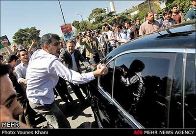 روحانی,تصاویر استقبال کنندگان رييس جمهور