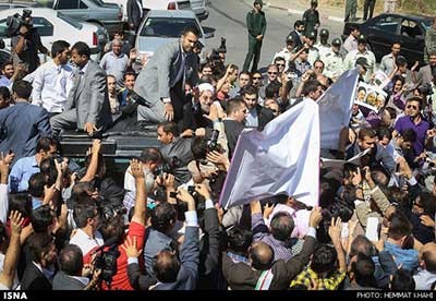 روحانی,تصاویر استقبال کنندگان رييس جمهور