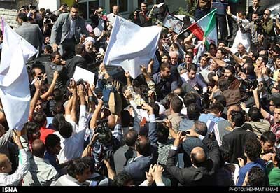 روحانی,تصاویر استقبال کنندگان رييس جمهور
