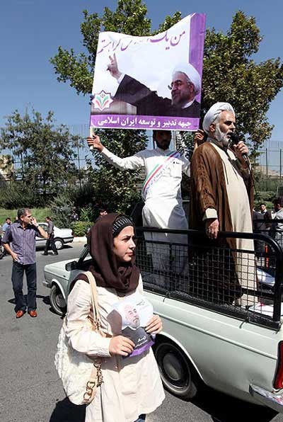 روحانی,تصاویر استقبال کنندگان رييس جمهور