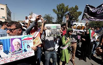 روحانی,تصاویر استقبال کنندگان رييس جمهور