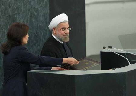 سخنرانی روحانی در سازمان ملل, تصاویر روحانی در سازمان ملل