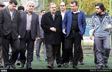 بازدید مسجدجامعی از کمپ تمرینی استقلال