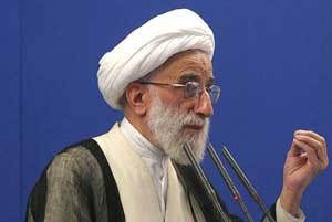 آيت‌الله جنتي, سخنرانی امام جمعه موقت تهران
