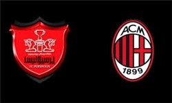 بازی  پرسپولیس ومیلان