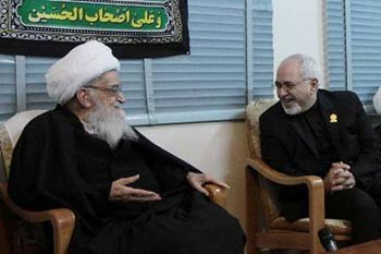 اخبار,اخبارسیاسی,دیدار ظریف با صافی گلپایگانی