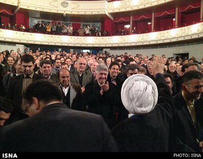 اخبار,روحانی در دیدار هنرمندان,دیدار روحانی با هنرمندان