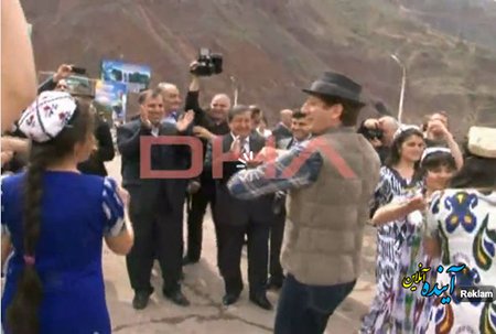 اخبار,رقص بابک زنجانی,رقص بابک زنجانی با دختران تاجیک