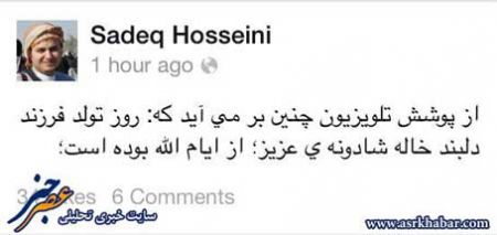 اخبار,اخبار اجتماعی,تولد بچه خاله شادونه