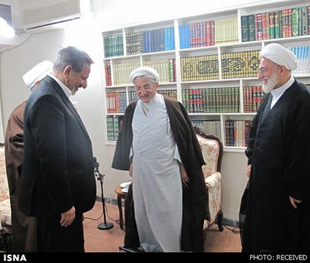 اخبار,آیت الله صانعی,دیدار جهانگیری با آیت الله صانعی