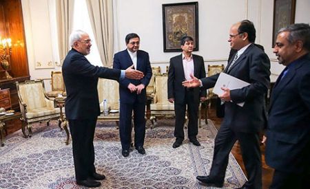 اخبار,اخبار سیاسی,دیار ظريف با  سفرای جدیدعربستان و قبرس و بروندی 