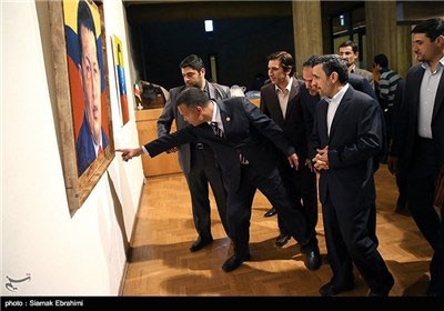 اخبار,اخبار سیاسی,احمدی نژاد در مراسم سالگرد چاوز