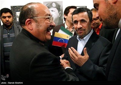 اخبار,اخبار سیاسی,احمدی نژاد در مراسم سالگرد چاوز