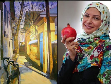 اخبار,اخبار فرهنگی,تابلوی نقاشیلعیا زنگنهِ اخبار,اخبار فرهنگی,تابلوی نقاشیلعیا زنگنهِ