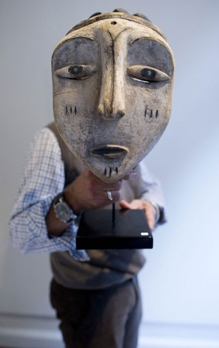 ماسکی متعلق به قبایل لوبا در گالری Mayfair