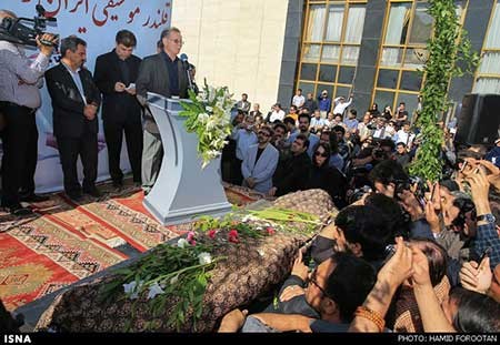 اخبار,اخبار فرهنگی ,تشییع پیکر محمدرضا لطفی