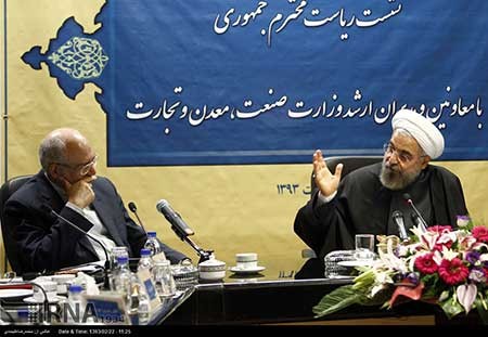اخبار,اخبار سیاسی ,بازدید روحانی از وزارت صنعت