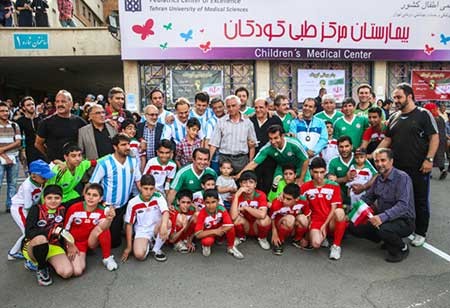 اخبار,اخبار ورزشی ,دیدار پیشکسوتان با کودکان‌سرطانی