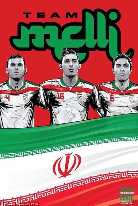 اخبار,اخبار ورزشی, پوسترهای تیم های حاضر در جام جهانی
