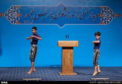 اخبار,اخبار ورزشی ,د یدارروحانی با ورزشکاران