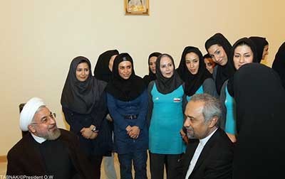 اخبار,اخبار ورزشی ,د یدارروحانی با ورزشکاران