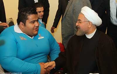 اخبار,اخبار ورزشی ,د یدارروحانی با ورزشکاران