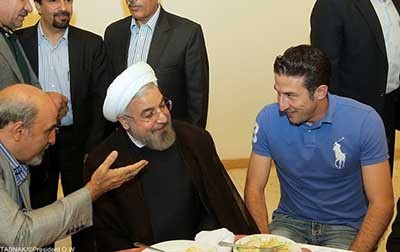 اخبار,اخبار ورزشی ,د یدارروحانی با ورزشکاران