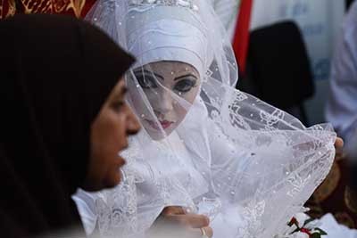 اخبار,اخباربین الملل,مراسم عروسی در غزه 