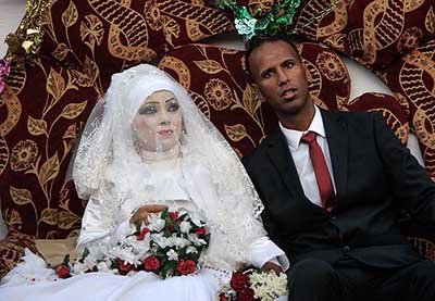 اخبار,اخباربین الملل,مراسم عروسی در غزه 