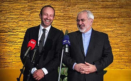 اخبار,اخبار سیاست خارجی ,دیدار ظریف با وزیر خارجه دانمارک 