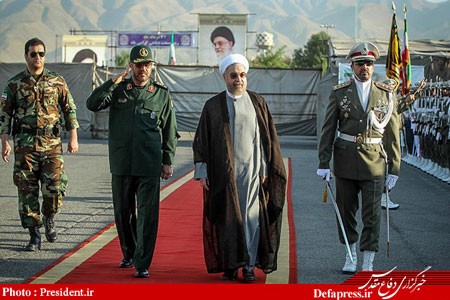 اخبار ,اخبار سیاسی ,بازدید روحانی از نمایشگاه وزارت دفاع