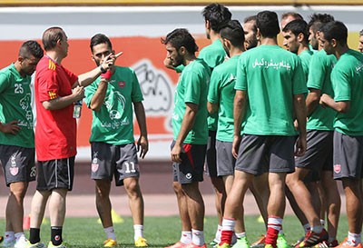 اخبار,اخبار ورزشی,اولین تمرین پرسپولیس با درخشان
