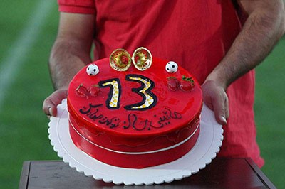 اخبار,اخبارورزشی, جشن تولد در تمرین پرسپولیس