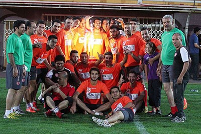 اخبار,اخبارورزشی, جشن تولد در تمرین پرسپولیس