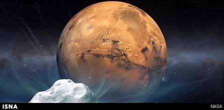 اخبار,اخبار علمی,عبور دنباله‌دار از کنار مریخ