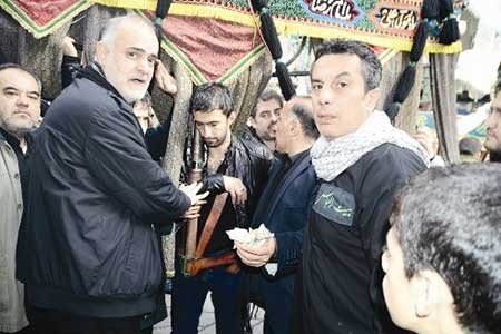 اخبار,اخبار ورزشی ,ستاره های ورزشی در مراسم عزای امام حسین