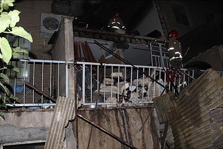 اخبار,اخبار حوادث ,انفجار ساختمان مسکونی در تهرانپارس