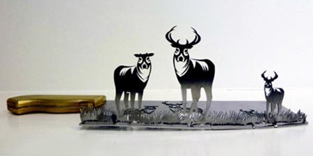 اخبار,اخبار گوناگون ,هنرمندی زیبا با ساطور 