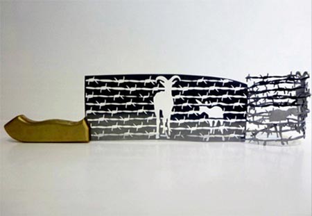 اخبار,اخبار گوناگون ,هنرمندی زیبا با ساطور 