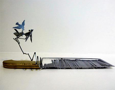 اخبار,اخبار گوناگون ,هنرمندی زیبا با ساطور 