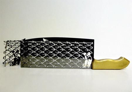 اخبار,اخبار گوناگون ,هنرمندی زیبا با ساطور 