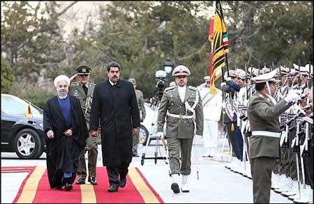 اخبار,اخبار سیاست خارجی , استقبال روحانی از رییس جمهور ونزوئلا 