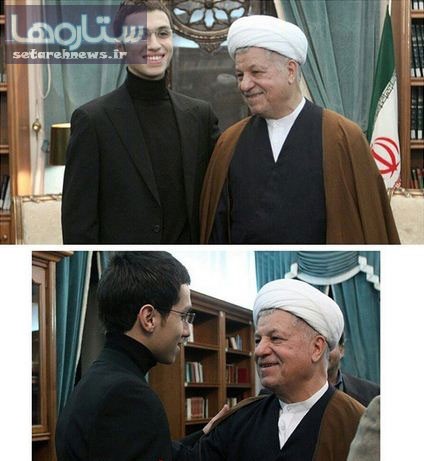 اخبار,اخبارسیاسی,بوسه جهاد مغنیه بر پیشانی هاشمی رفسنجانی