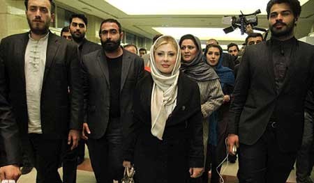 نیوشا ضیغمی و ماهی پرنده اش