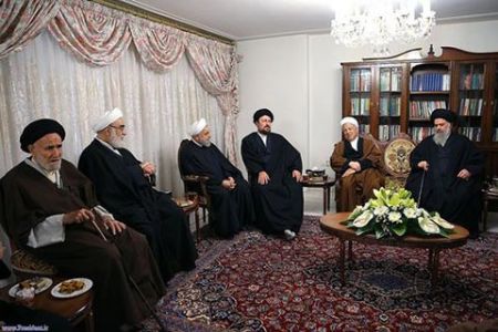 اخبار,حضور مسئولان نظام در منزل حسن روحانی