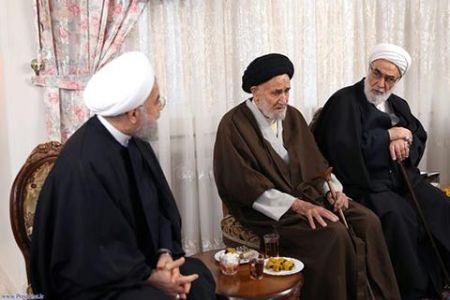 اخبار,حضور مسئولان نظام در منزل حسن روحانی