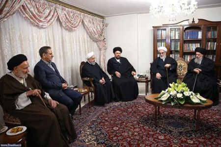 اخبار,حضور مسئولان نظام در منزل حسن روحانی