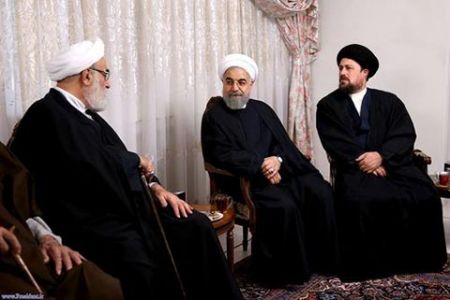 اخبار,حضور مسئولان نظام در منزل حسن روحانی
