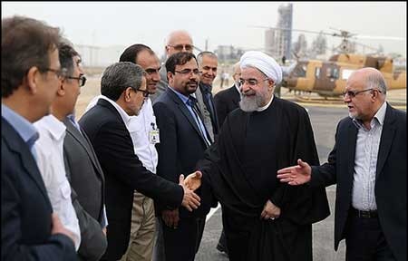 اخبار,اخبار سیاسی ,حسن روحانی در عسلویه 